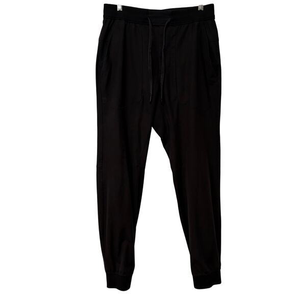 Lululemon Men's Black‎ Jogger's Size Medium Pockets Activewear Athleisure EUC - Picture 1 of 7